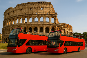 Bus turistici, il caro tariffe a Roma preoccupa il travel